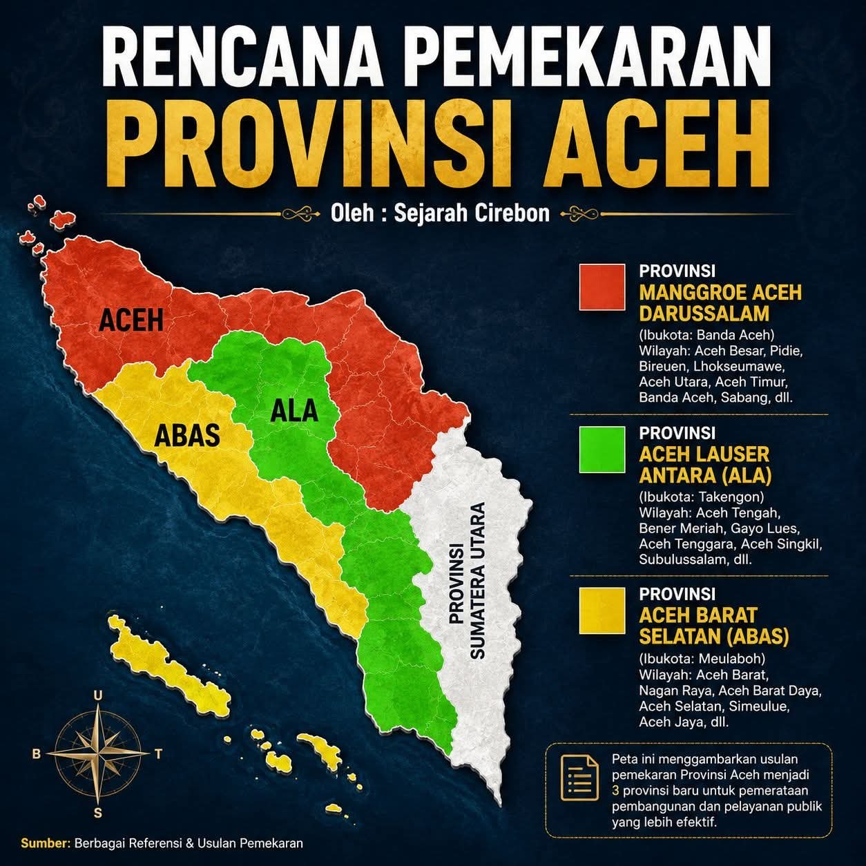 Rencana Pemekaran Provinsi Aceh Menjadi Beberapa Bagian